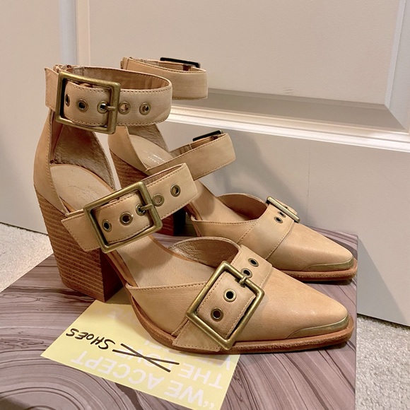 Free People Jeremy Campbell Hendrix Heel Sandals - Natural - Picture 7 of 13